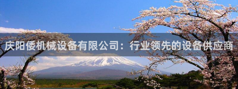金年会pM捕鱼：庆阳倭机械设备有限公司：行业领先的设备供应商
