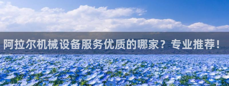 金年会网登录平台入口：阿拉尔机械设备服务优质的哪家？专业推荐！