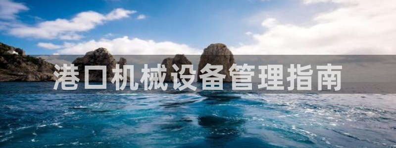 金年会官方在线登录网址是什么意思：港口机械设备管理指南