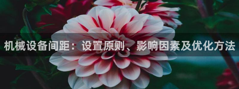 金年会网址导航：机械设备间距：设置原则、影响因素及优化方法