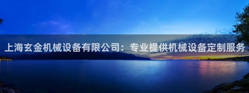 金年会网站入口官网：上海玄金机械设备有限公司：专业提供机械设备定制服务