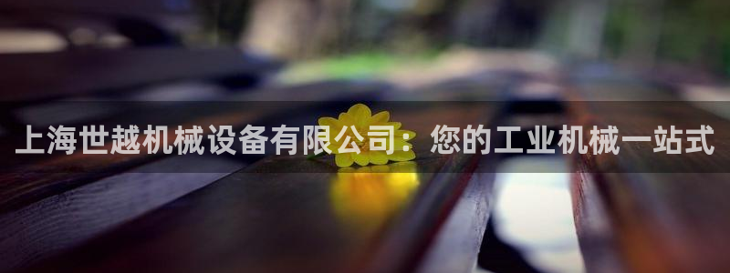 金年会体育app下载官网：上海世越机械设备有限公司：您的工业机械一站式
