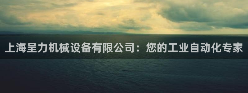 金年会平台是黑网：上海呈力机械设备有限公司：您的工业自动化专家