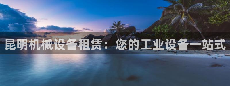金年会vip888：昆明机械设备租赁：您的工业设备一站式