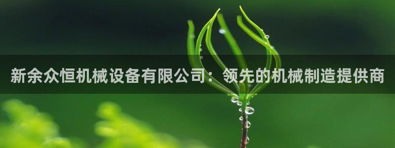 金年会体育网站：新余众恒机械设备有限公司：领先的机械制造提供商