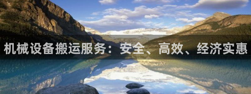 金年会电子游戏—2023全球木材与木制品大会：机械设备搬运服务：安全、高效、经济实惠